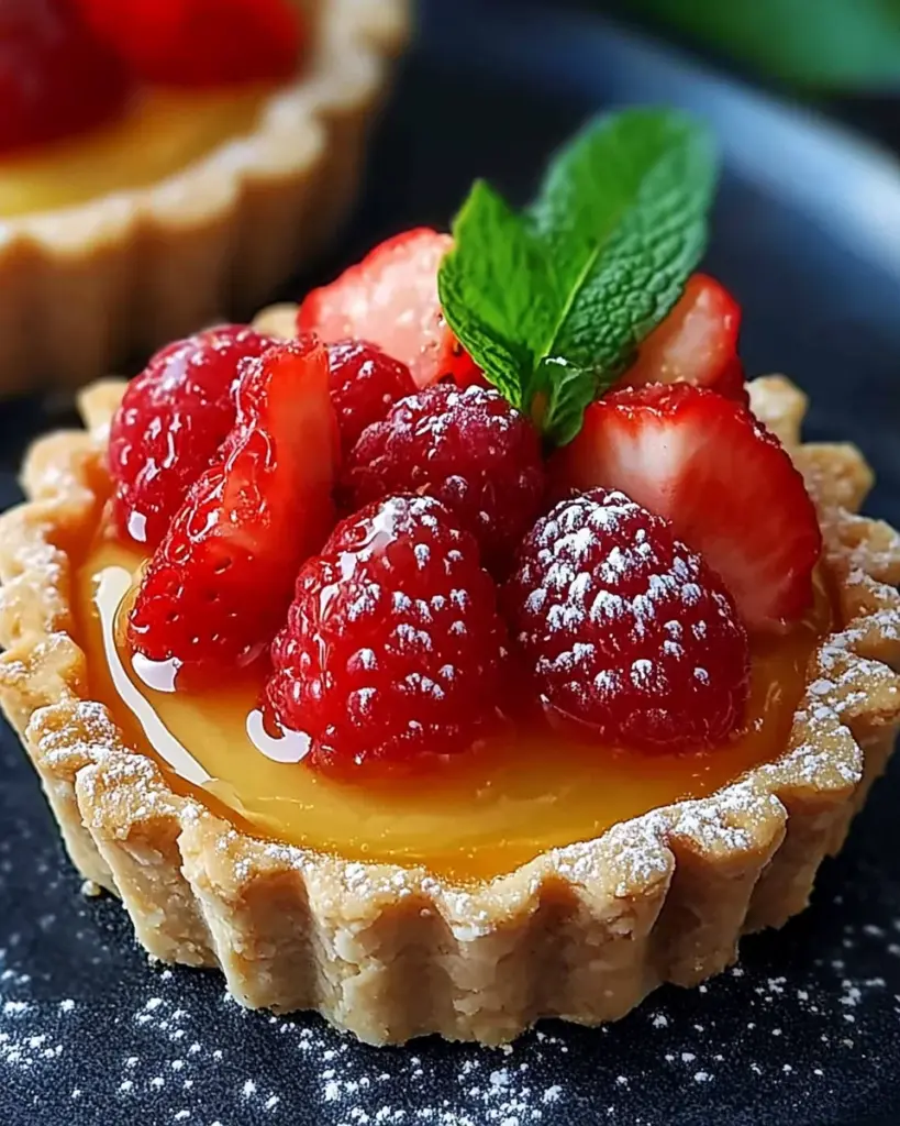 Tartelette aux Fraises et Miel 1