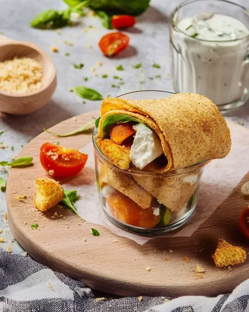 Wraps de Chevre Pane et Legumes 2