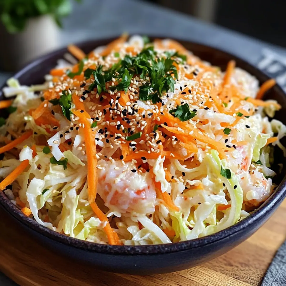 Délicieuse Salade Crabe: Fraîcheur et Saveurs au Menu