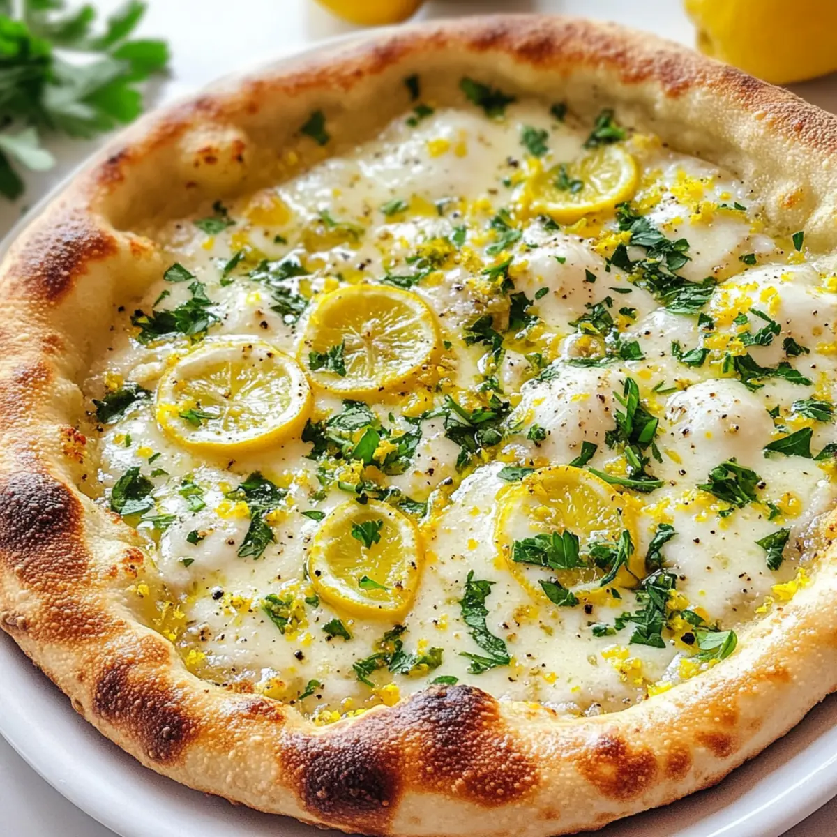 Pizza au citron : une recette d’été rafraîchissante