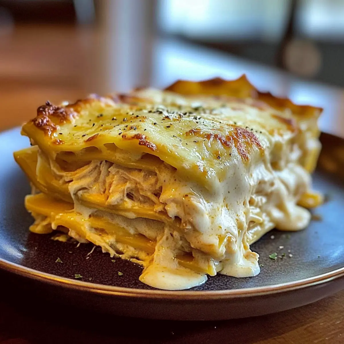 Lasagnes au Poulet et Sauce Blanche Crémeuse Délicieuses