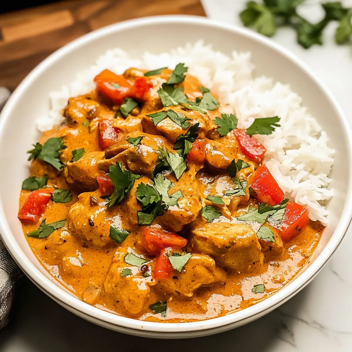 Poulet au beurre indien crémeux en mijoteuse