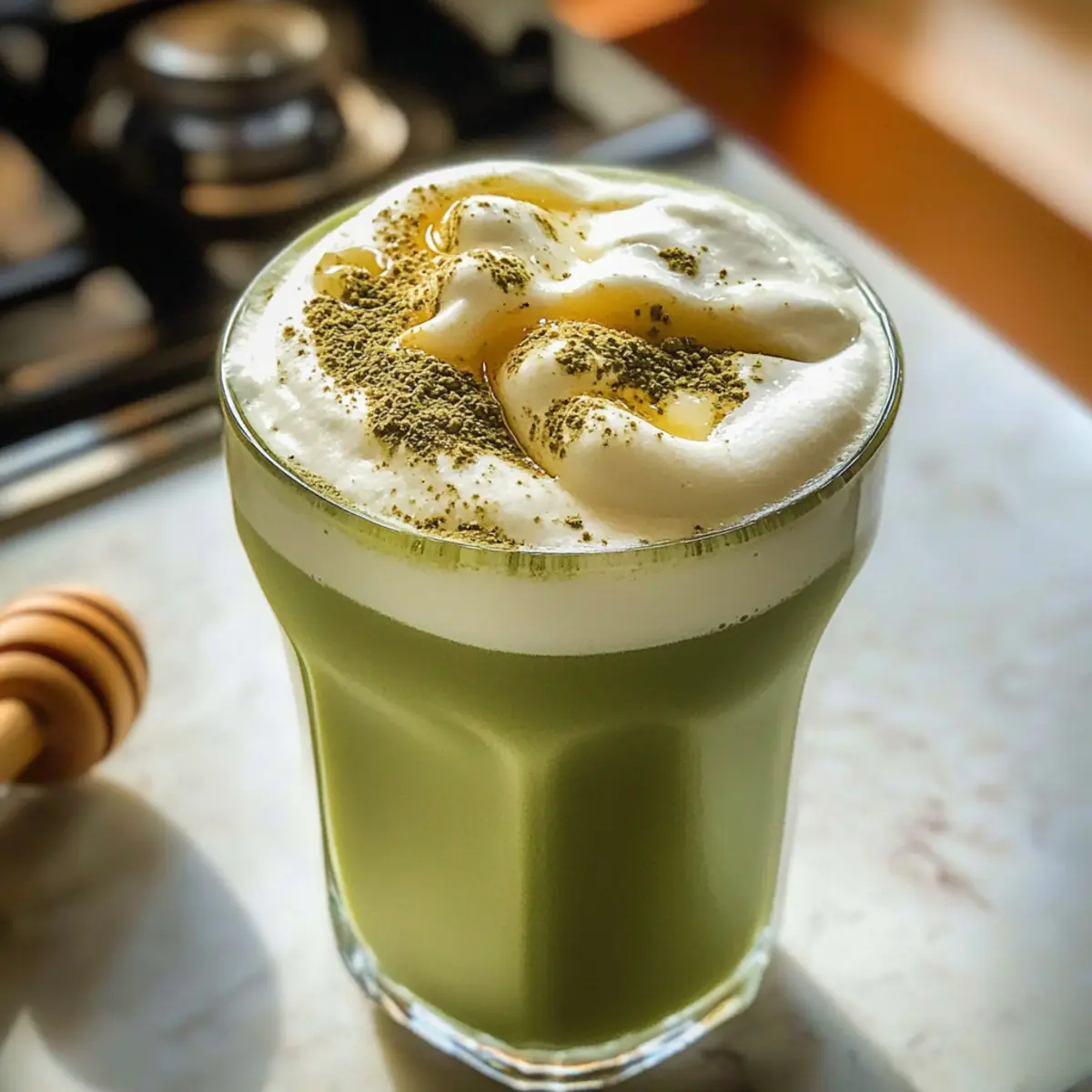 Nuage de noix de coco matcha crémeux et frais