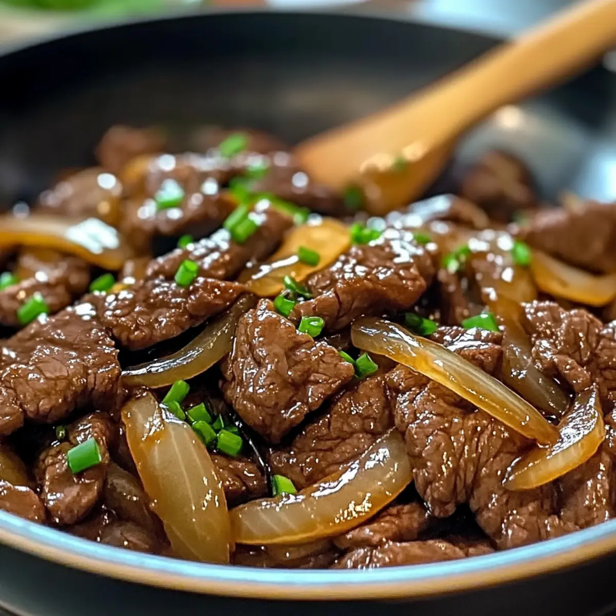 Bœuf Sauté aux Oignons rapide et savoureux