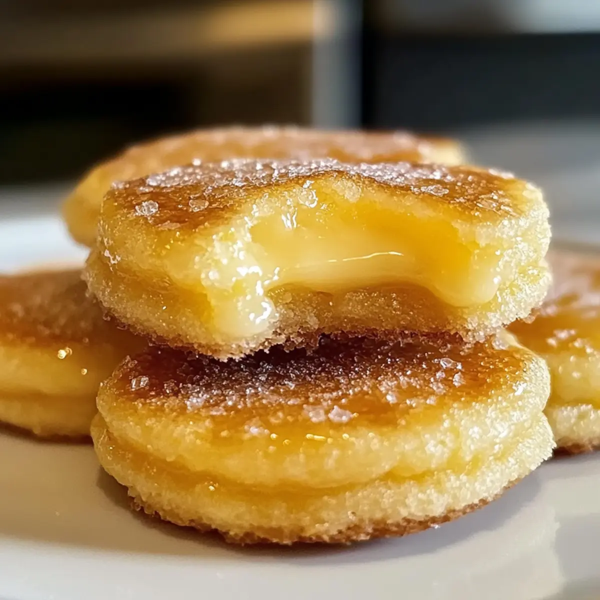 Biscuits Crème Brûlée au Lemon Curd Délicieux