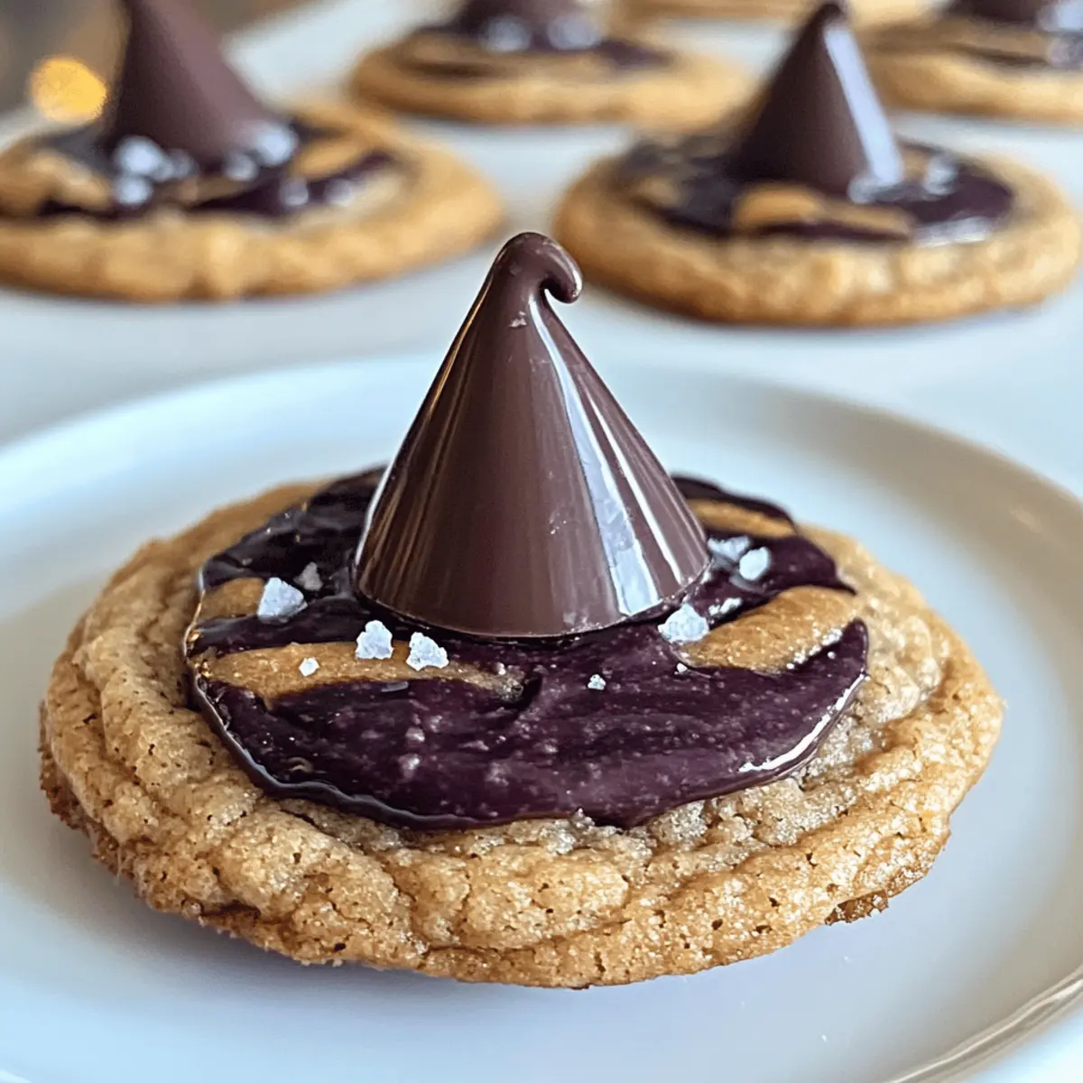 Biscuits ensorcelants de sorcière à la fève de cacao