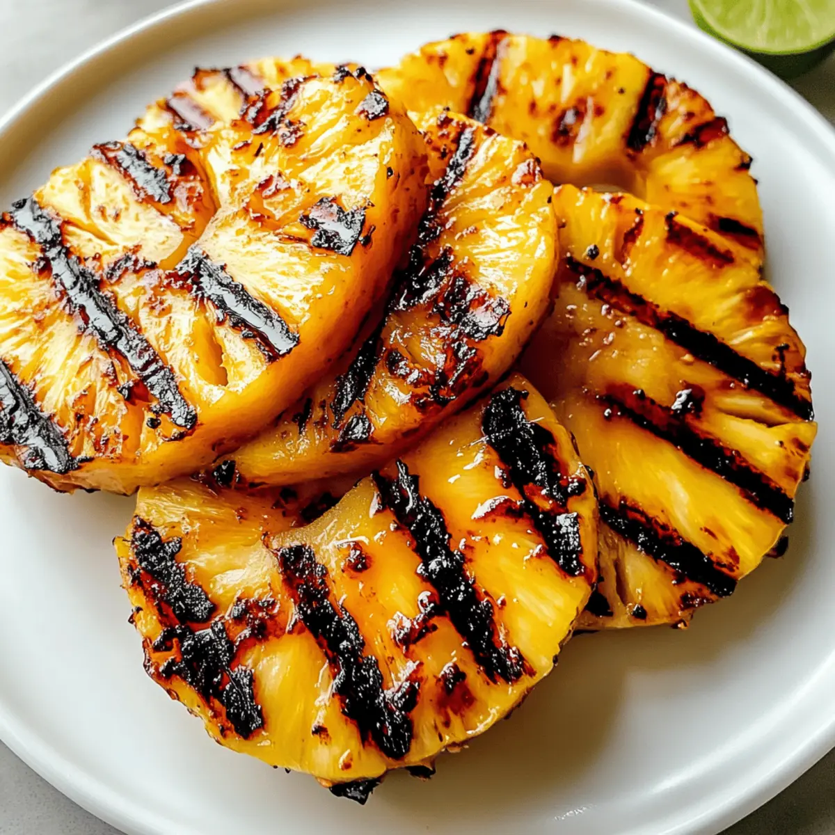 Ananas grillé sucré et épicé : recette rapide à tester