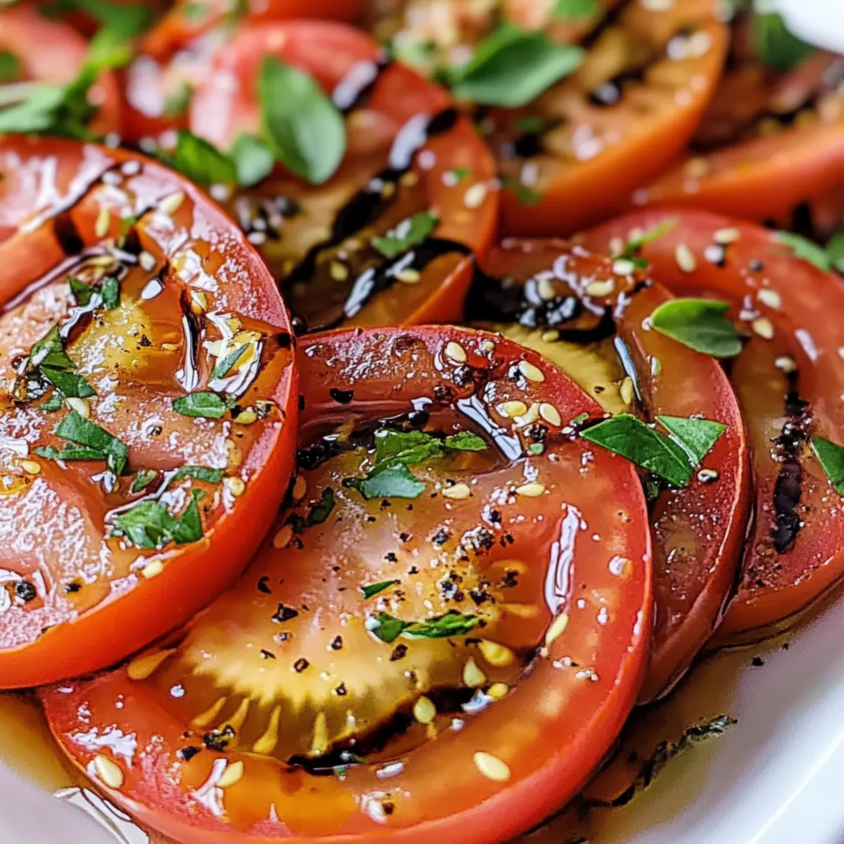 Tomates marinées : Fraîcheur et saveurs à chaque bouchée