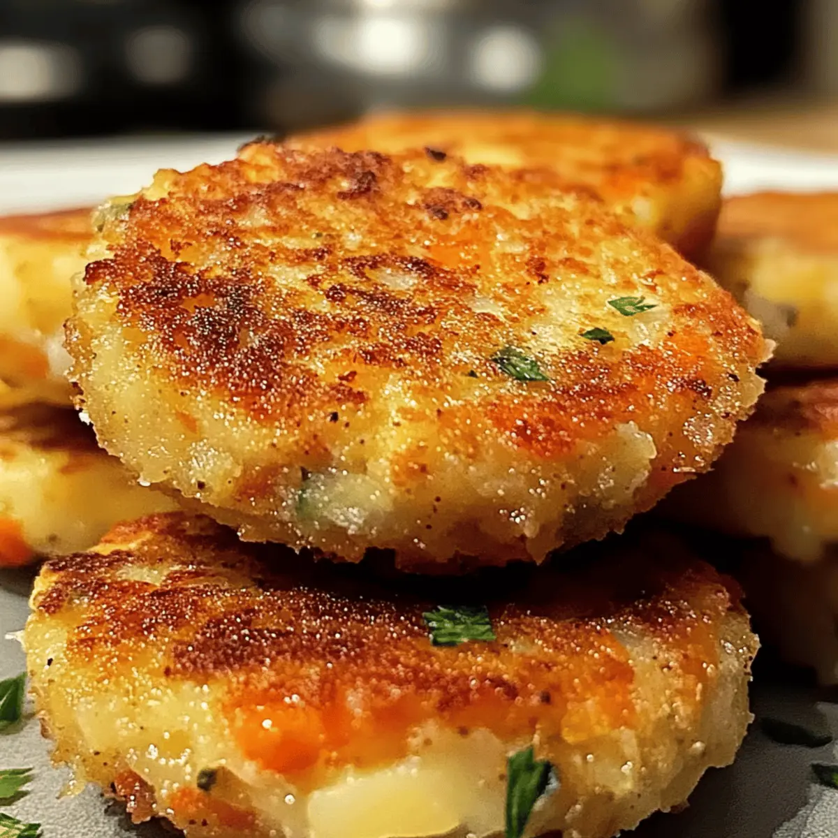 Gâteaux de pommes de terre aux légumes à la friteuse à air