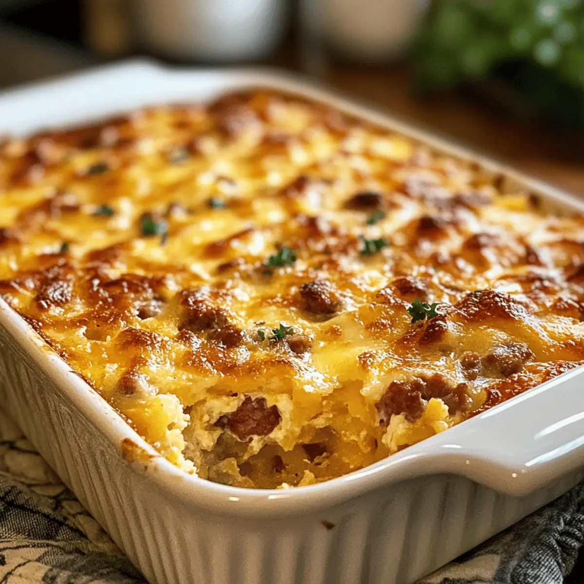 Casserole de petit-déjeuner aux hash browns facile