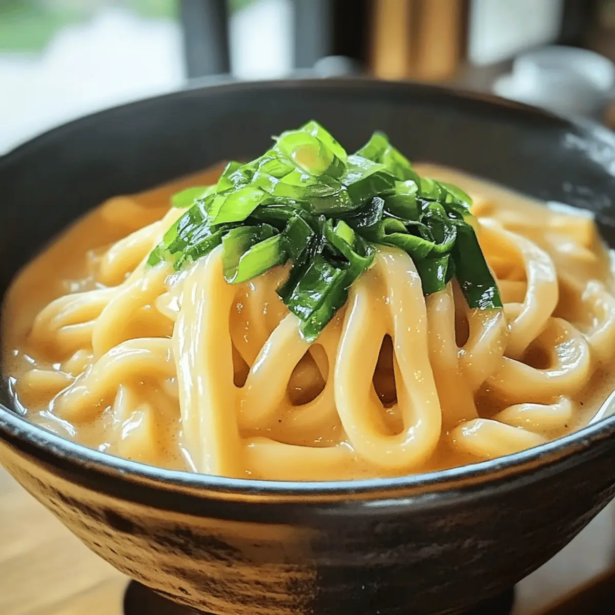 Miso Udon Crémeux : Un Délice Végétarien Rapide