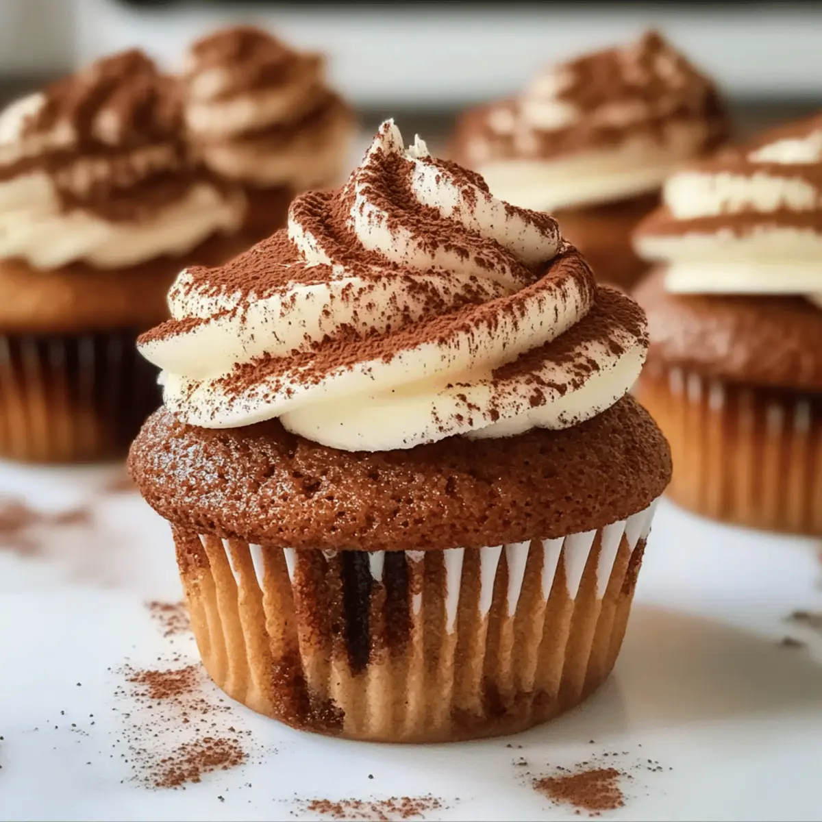 Cupcakes Tiramisu: Délicieuses bouchées italiennes