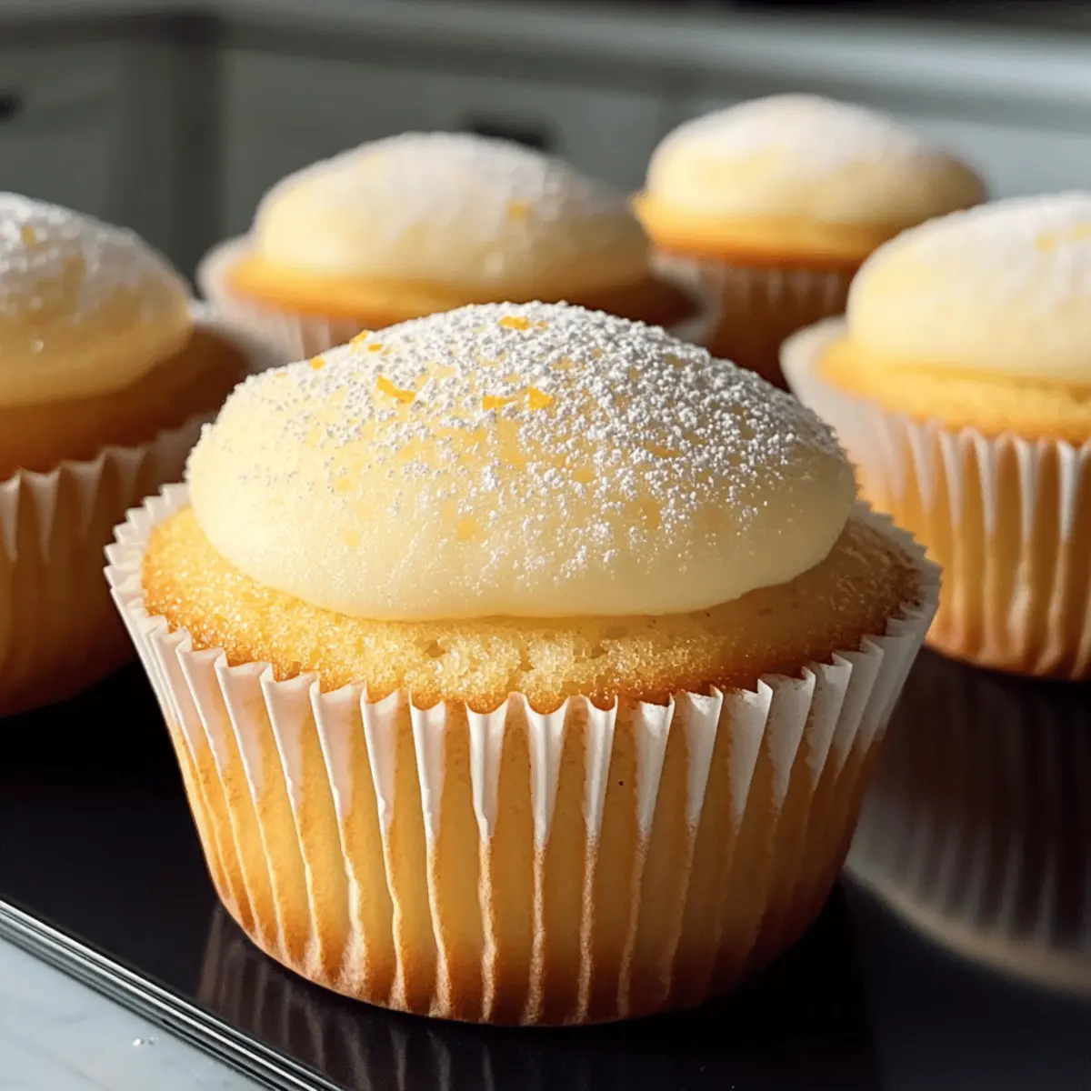 Cupcake Chiffon à la Vanille Légers et Aériens