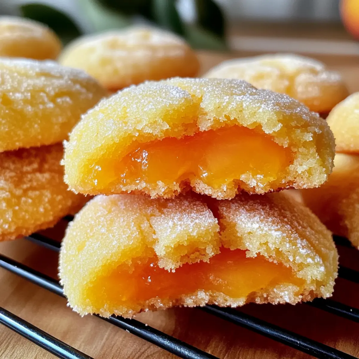 Biscuits aux pêches pour un été délicieux