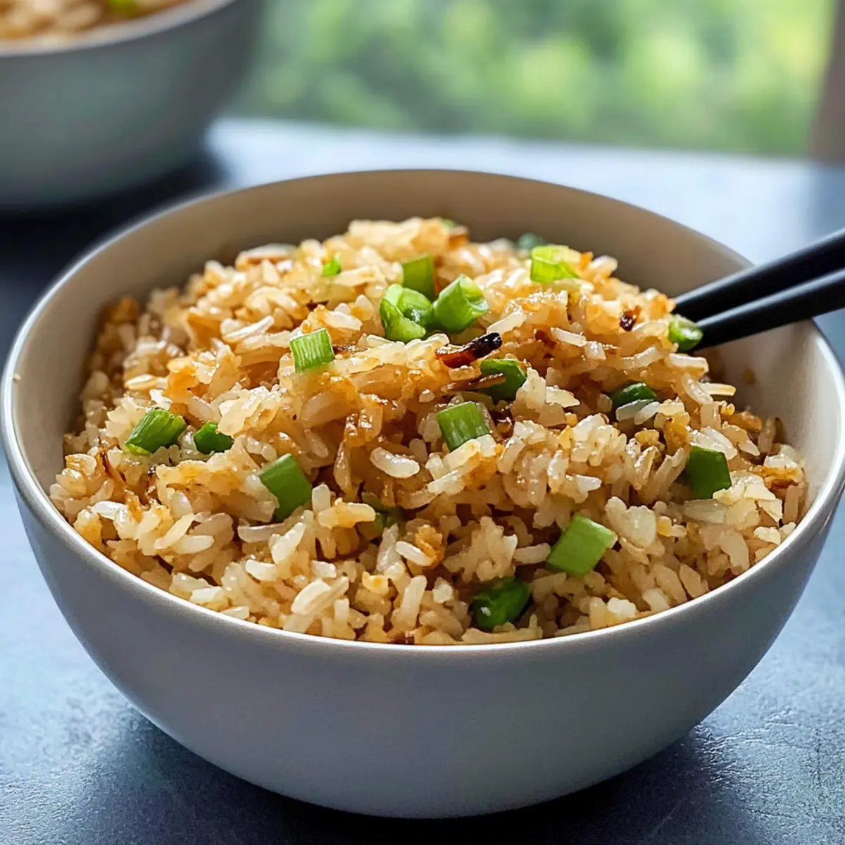 Riz frit à l'ail rapide et savoureux en 20 minutes