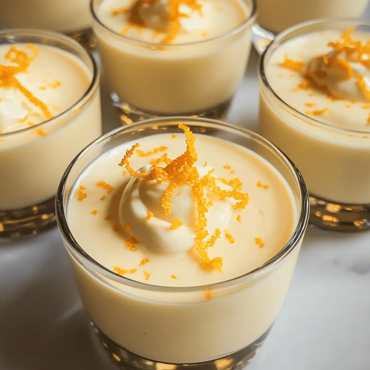 Mousse au chocolat blanc à l'orange facile et onctueuse