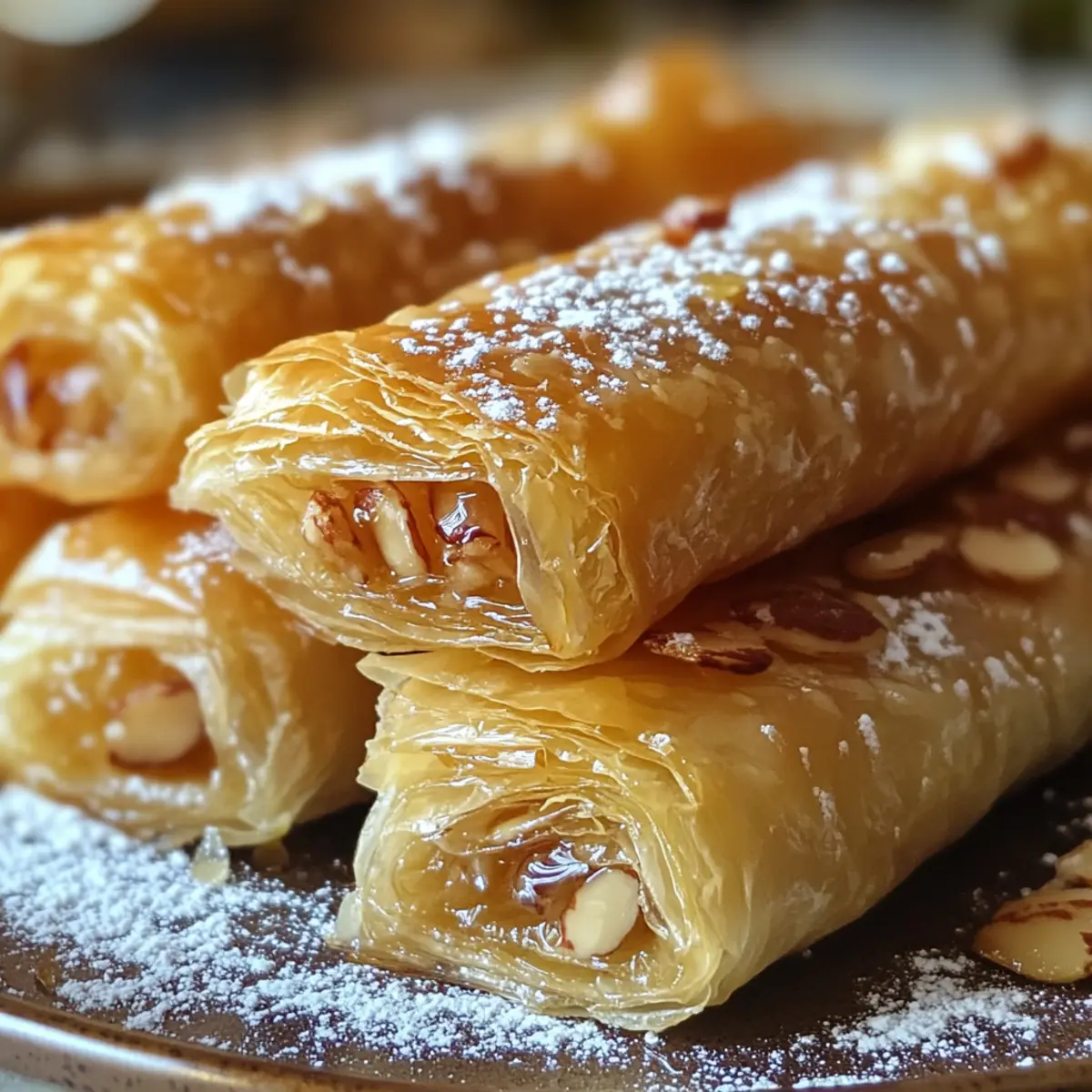 Cigares au miel et aux amandes marocains faciles