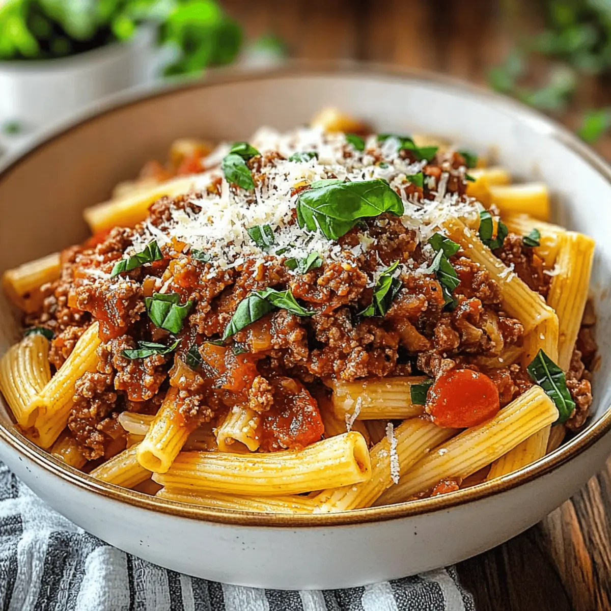 Pâtes au bœuf et aux tomates pour un dîner réconfortant