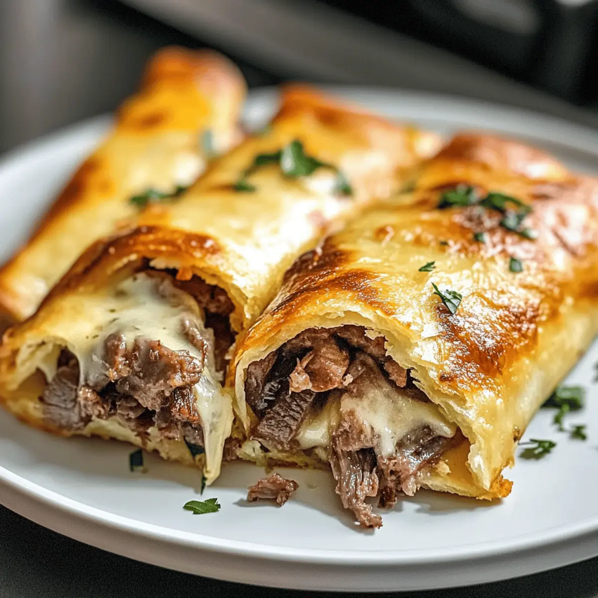 Roulés de cheesesteak philadelphien céto savoureux