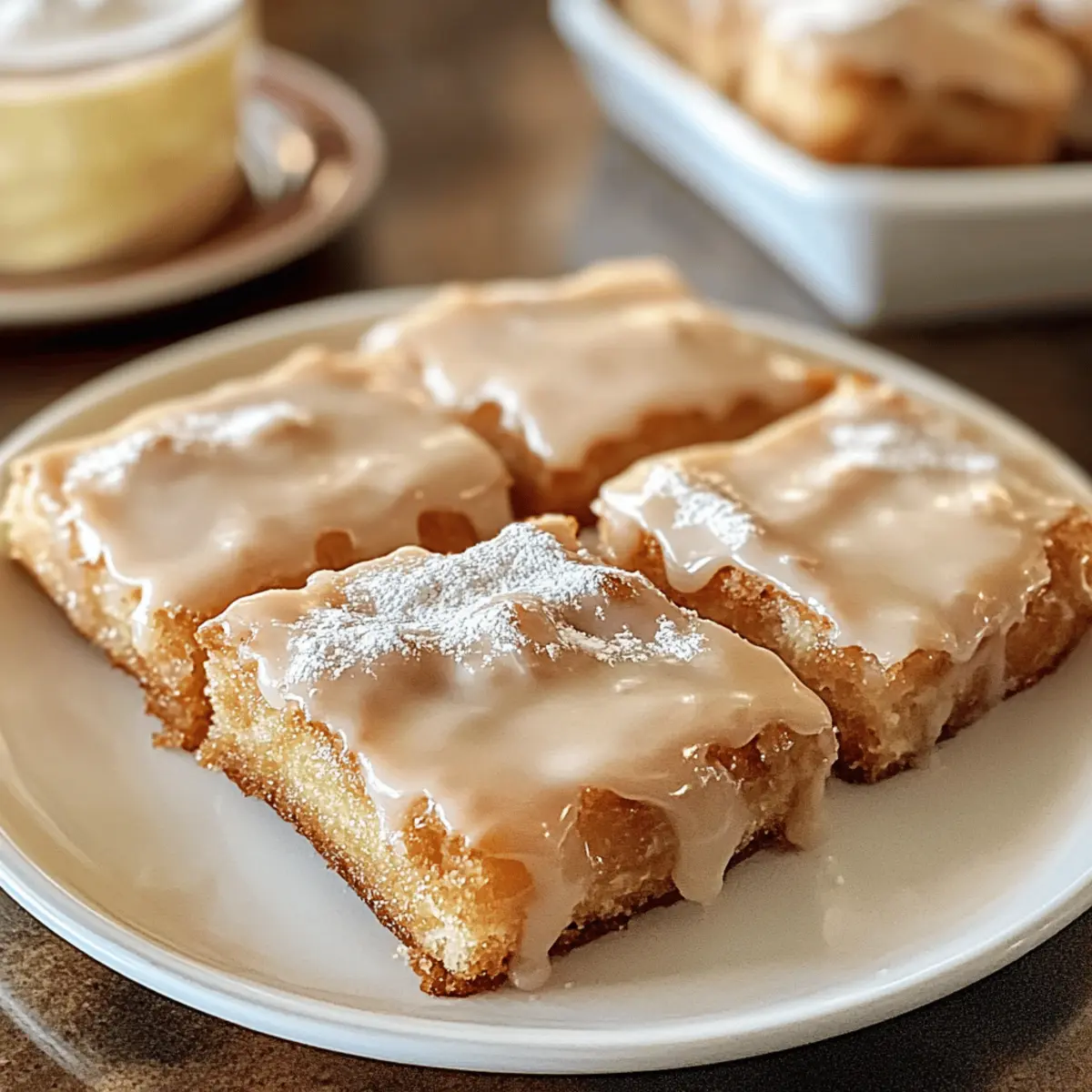 Barres de beignets moelleuses à l'érable à tomber