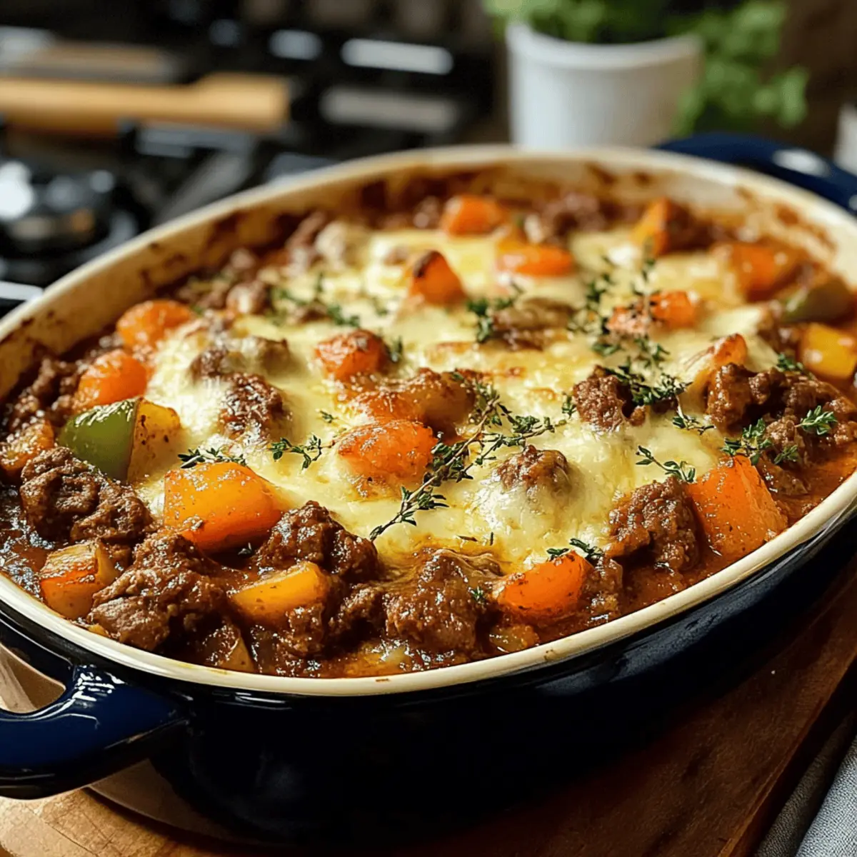 Casserole de bœuf toscan réconfortante et savoureuse