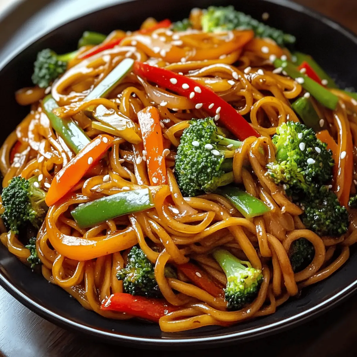 Nouilles mongoles sautées épicées en 30 minutes