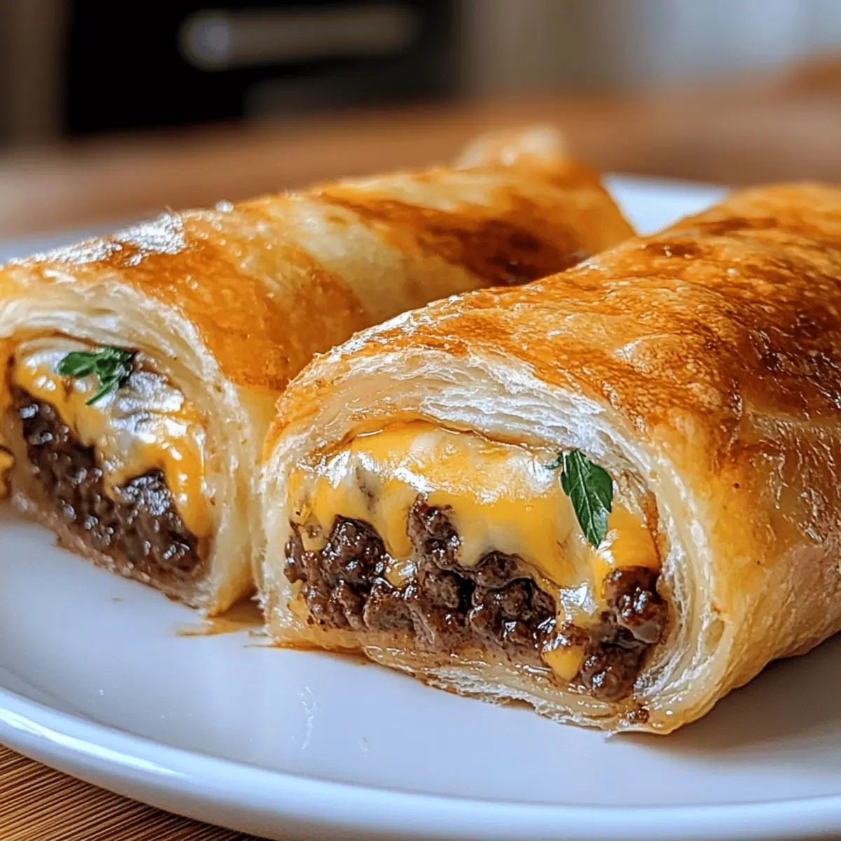 Roulades de bœuf au beurre à l'ail avec fromage gourmands