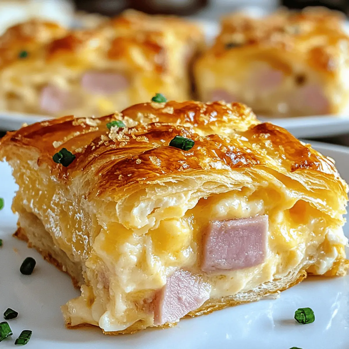 Délice de Casserole de Petit-Déjeuner au Jambon et Fromage