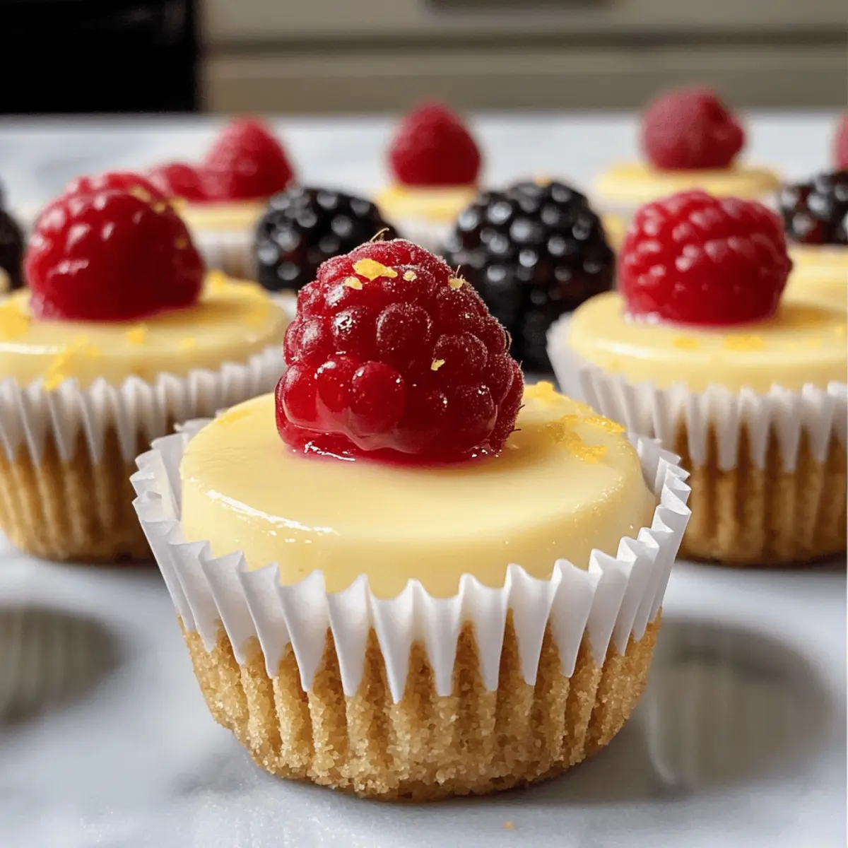 Mini Cheesecakes Délicieux en Portions Indivielles