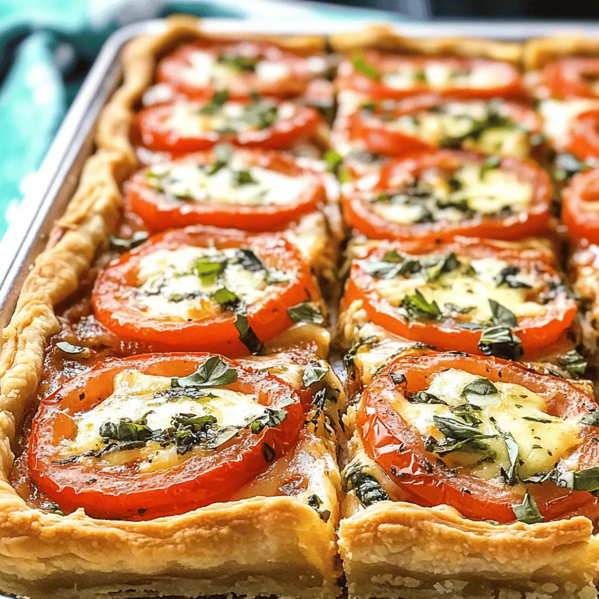 Tarte tomate plat: Saveur estivale irrésistible