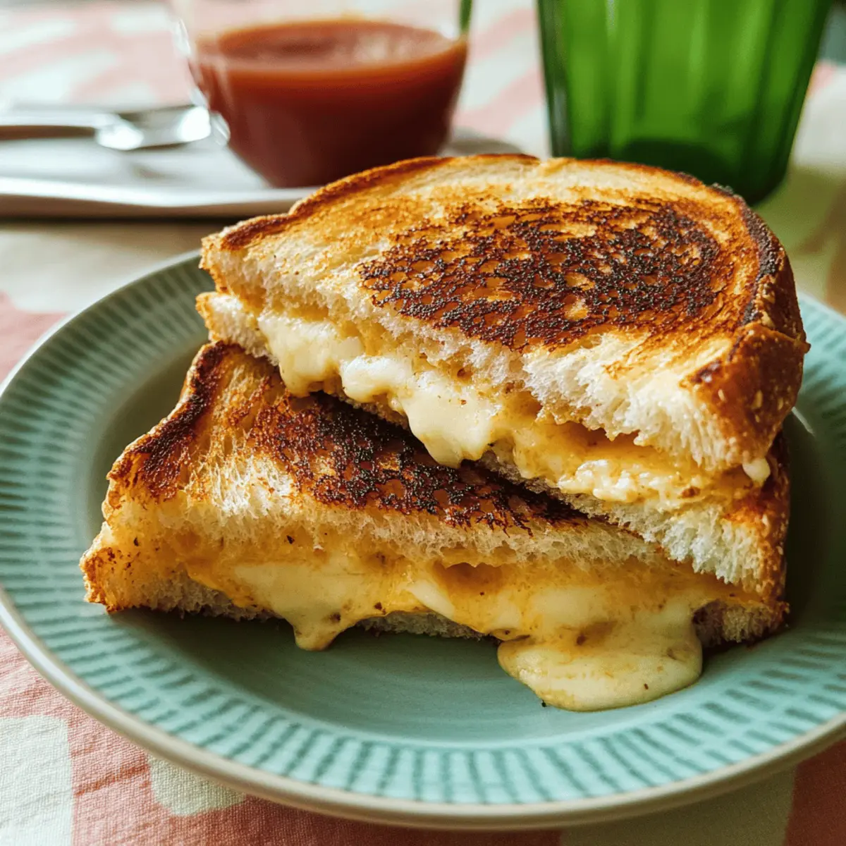 Sandwich au fromage grillé parfait en 5 étapes