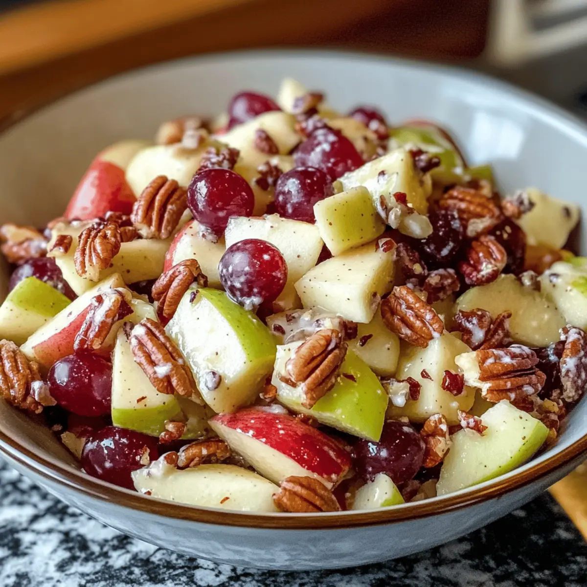 Salade de pommes pleine de fraîcheur et de croquant