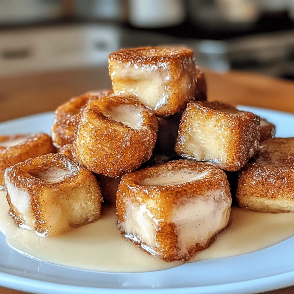Bouchées de pain perdu à la cannelle irrésistibles