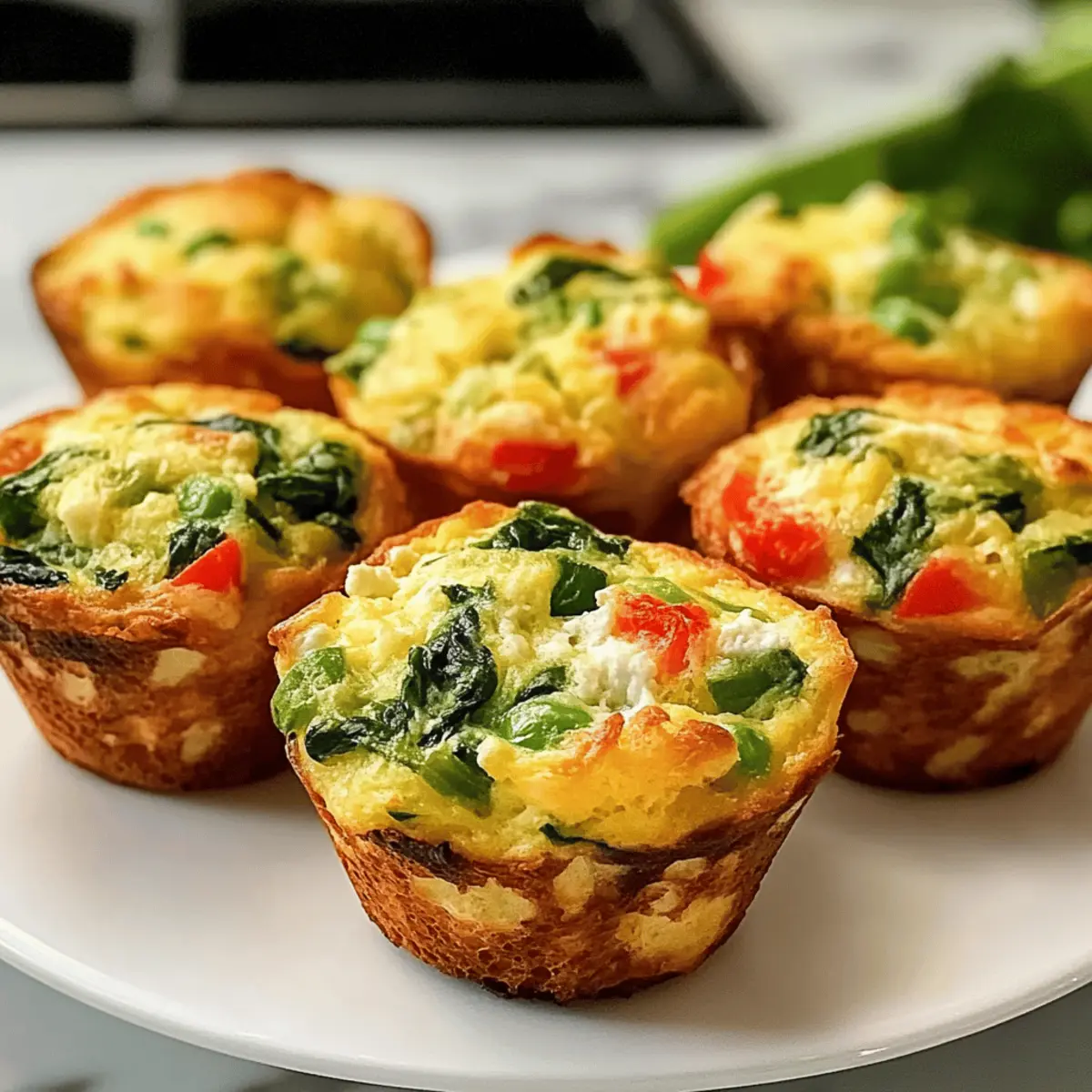Muffins au fromage cottage pour le petit-déjeuner savoureux