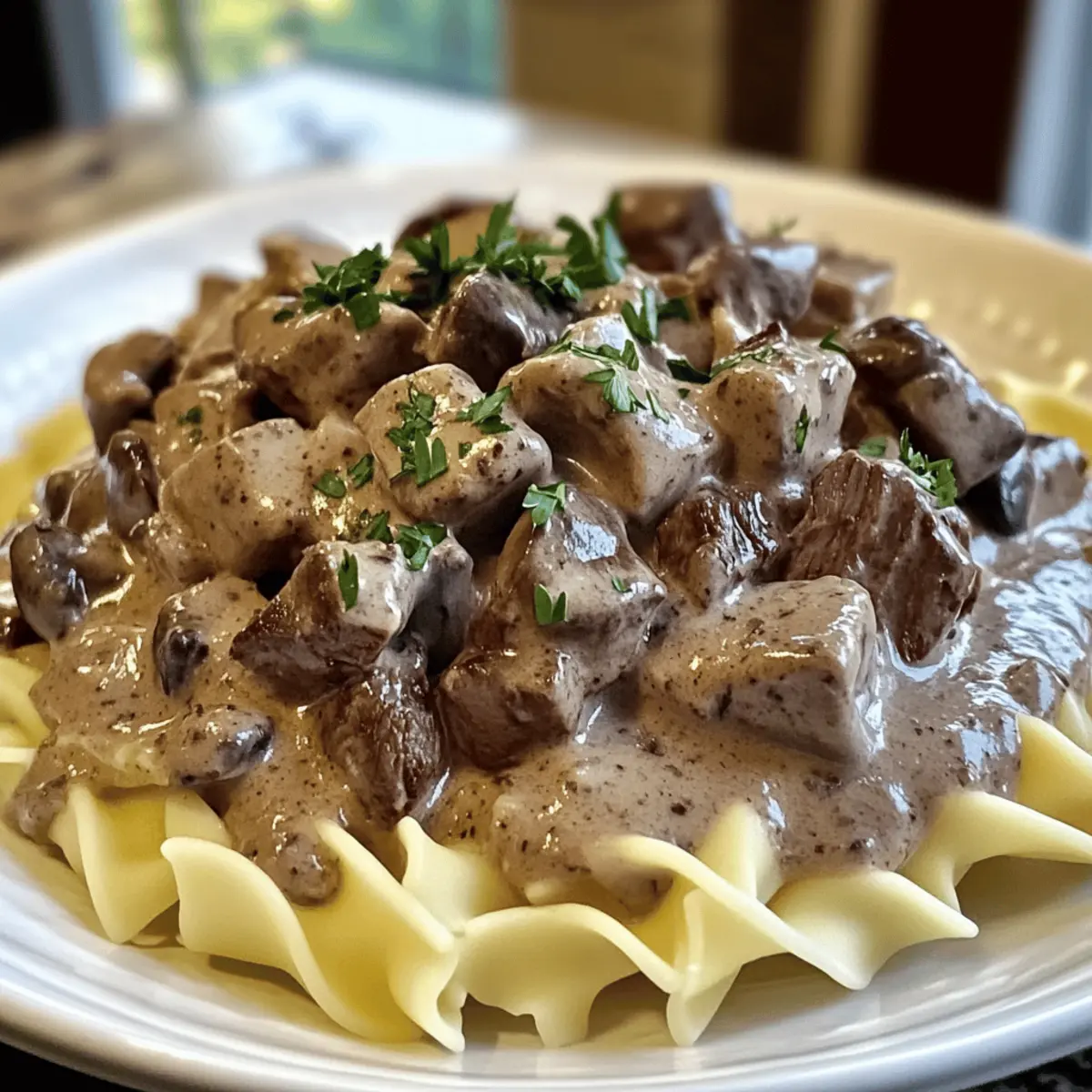 Recette de Bœuf Stroganoff à la Mijoteuse Facile