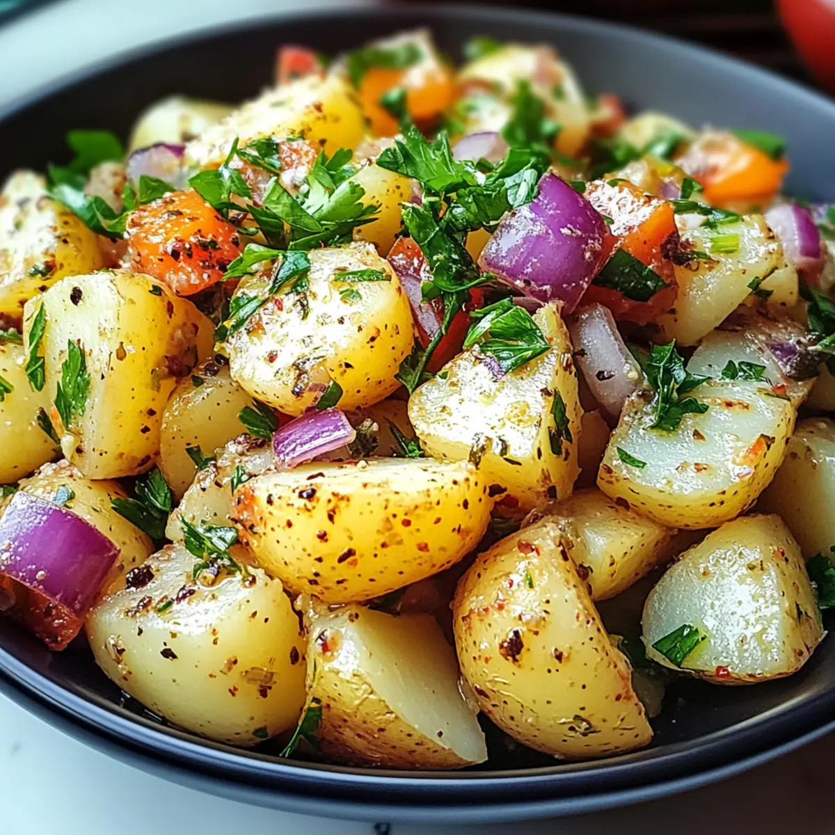 Salade de pommes de terre turque rafraîchissante