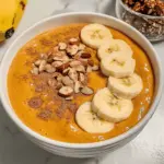 Bol de smoothie à la citrouille