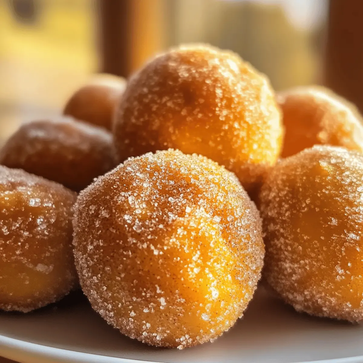 Délicieuses Boules de Beignets au Potiron Cuites Faciles