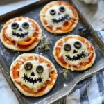 Mini Pizzas d'Halloween