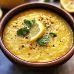 Soupe de lentilles au citron