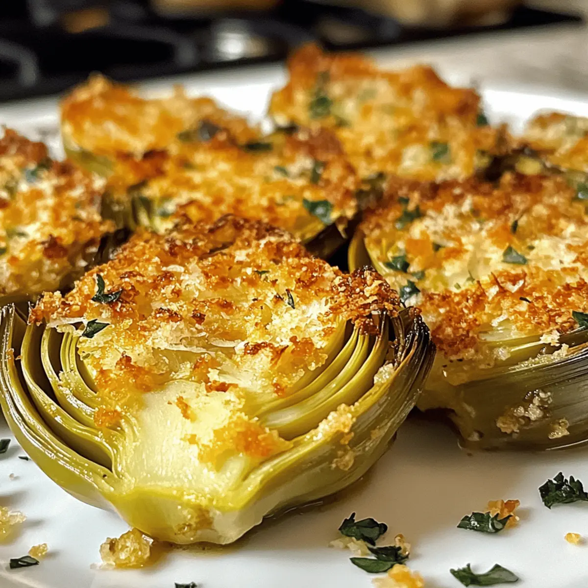 Cœurs d'artichaut croustillants au parmesan à tomber !