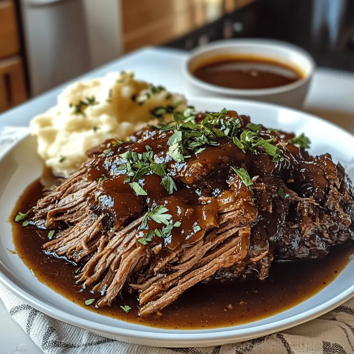 Boeuf Brisket Effiloché Caramélisé Mythique à la Maison
