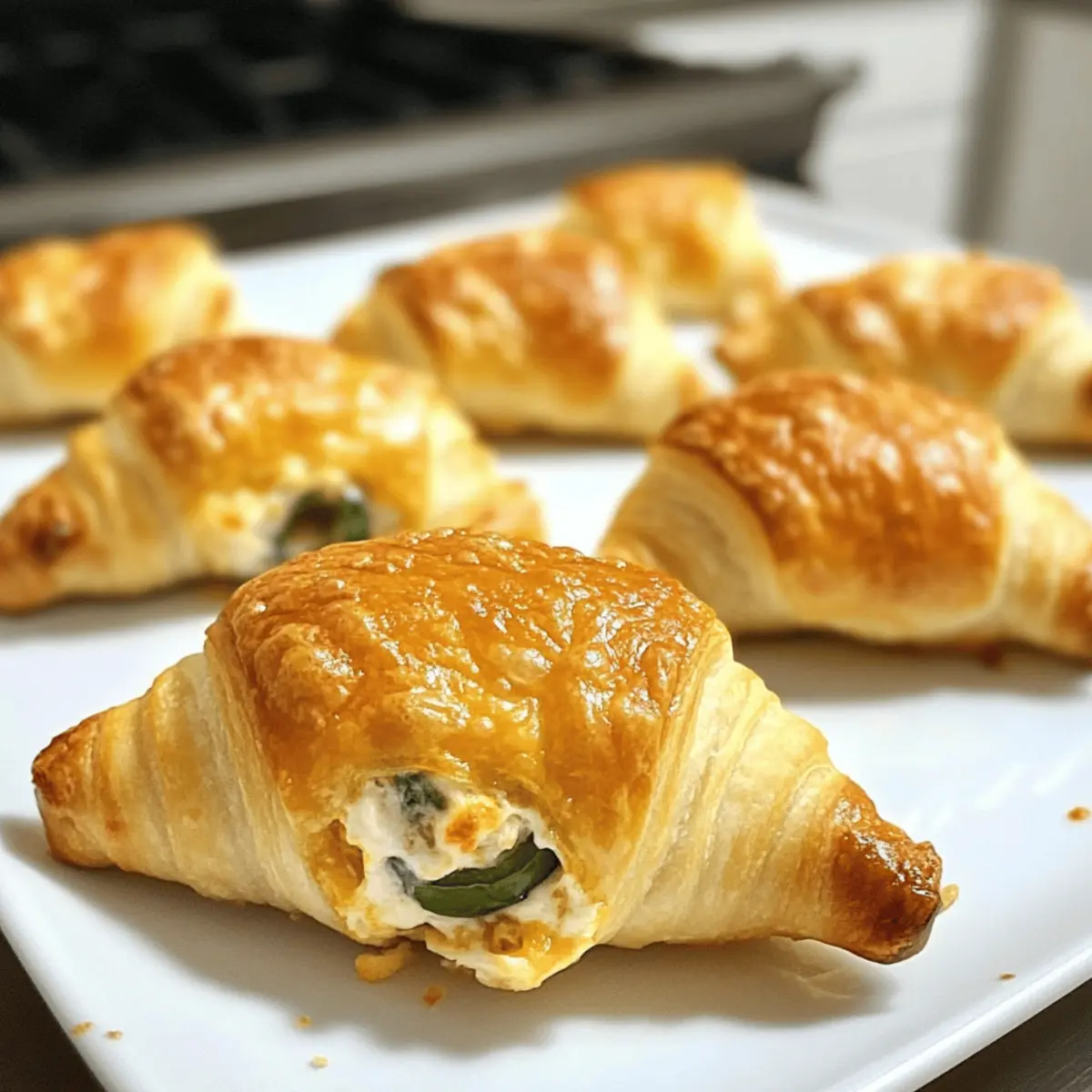 Rouleaux de croissant aux jalapeños et fromage irrésistibles