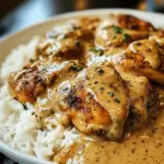 Poulet étouffé et riz