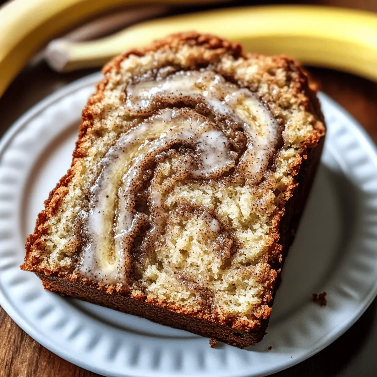 Pain aux bananes enroulé de cannelle facile et moelleux