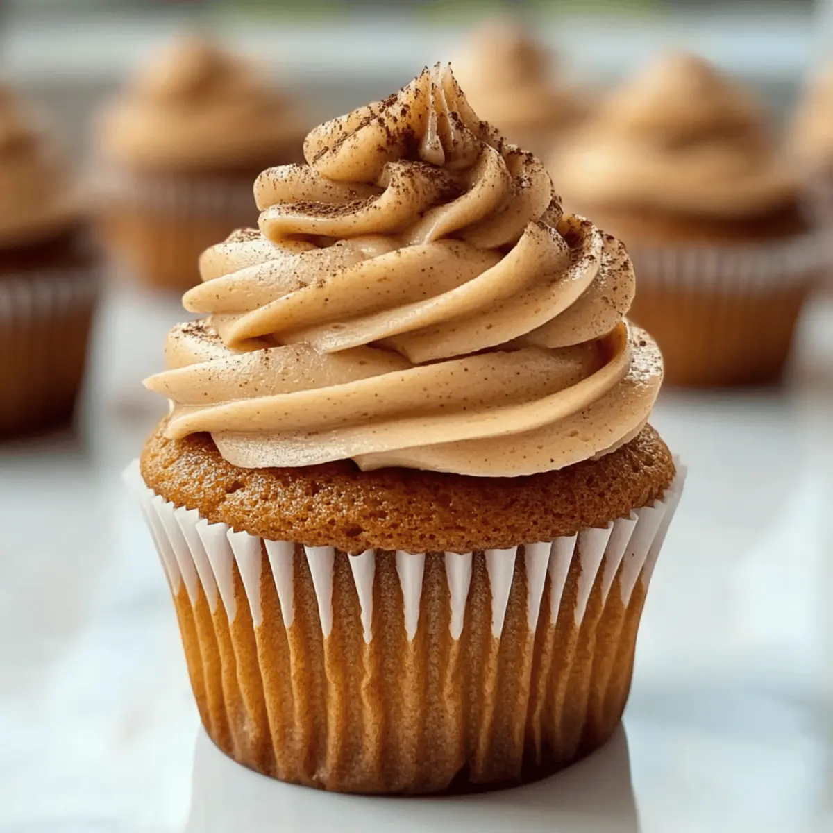 Cupcakes au Latte aux Épices de Citrouille Délicieux