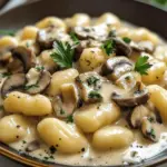 Gnocchis aux champignons