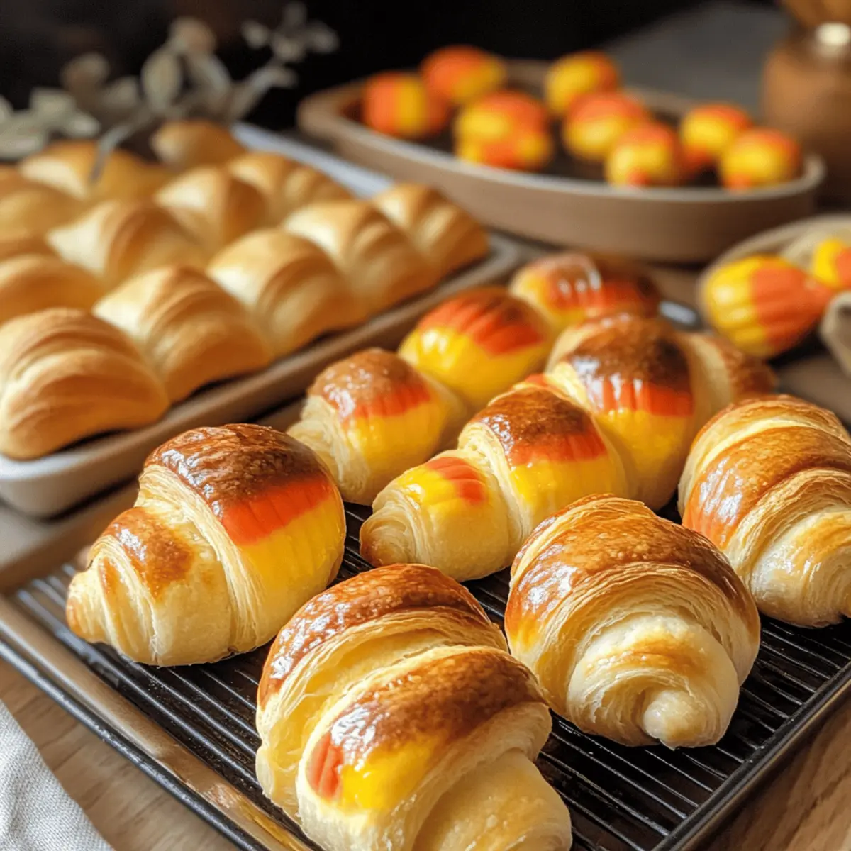 Rouleaux de croissant au maïs sucré croustillants à la friteuse à air