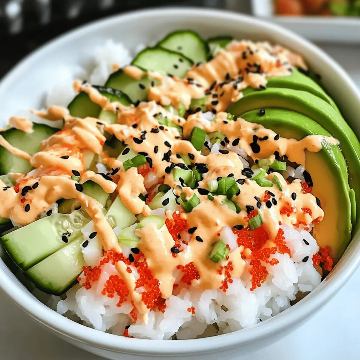 Bol de Sushi California Roll : Frais et Savoureux