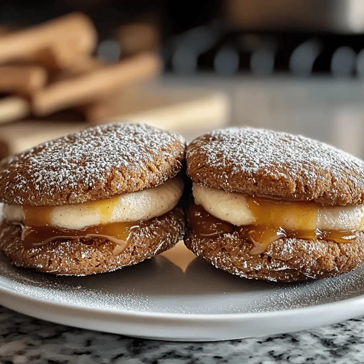 Biscuits Whoopie aux Pommes et Caramel Délicieux